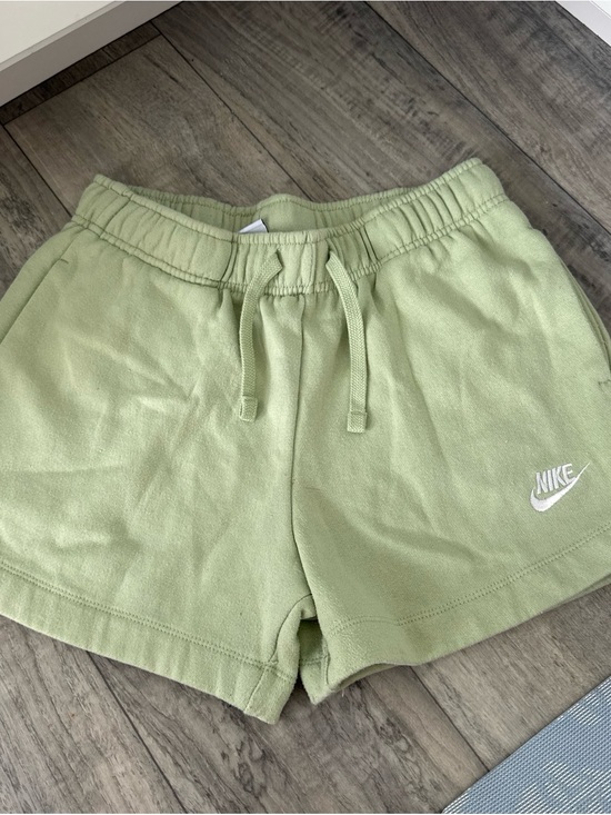 Nike Pants - Nike Women's Pale Green Athletic Fleece Shorts